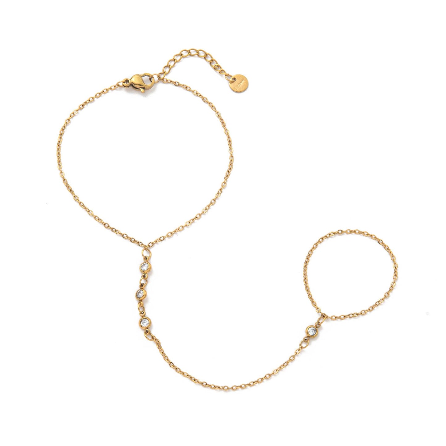 DAINTY DROP HAND CHAIN