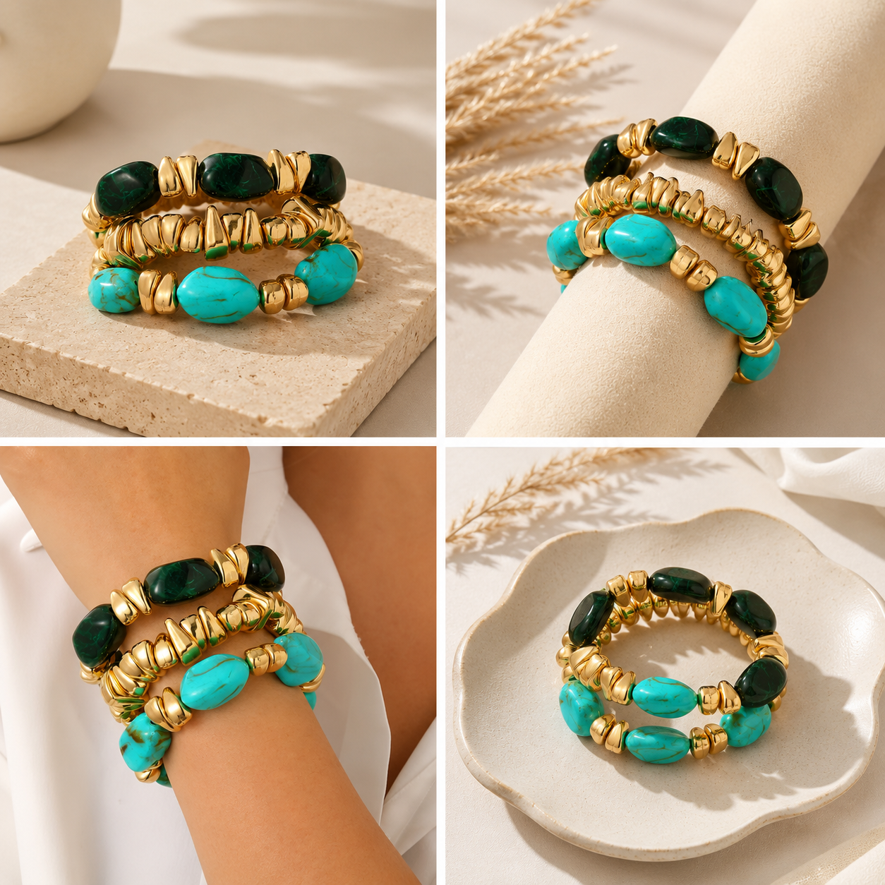 Pebble Stack Bracelet
