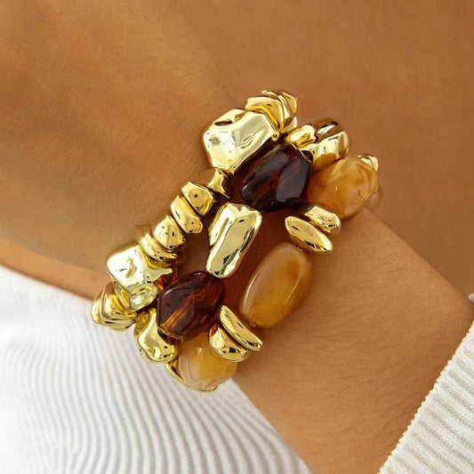Pebble Stack Bracelet