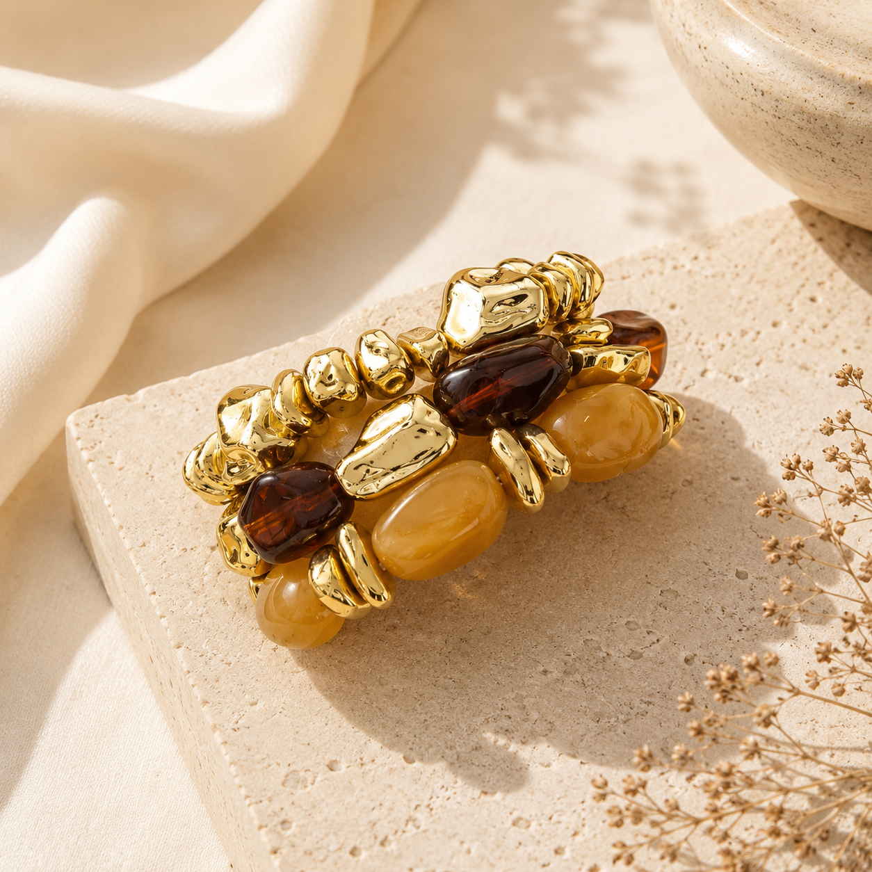 Pebble Stack Bracelet