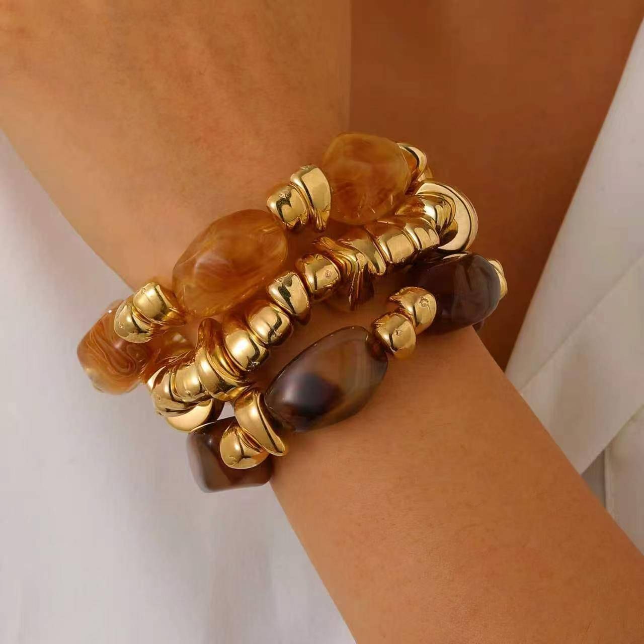Pebble Stack Bracelet