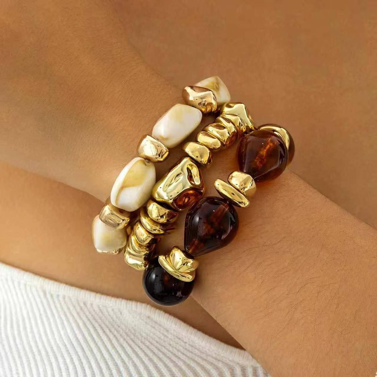 Pebble Stack Bracelet