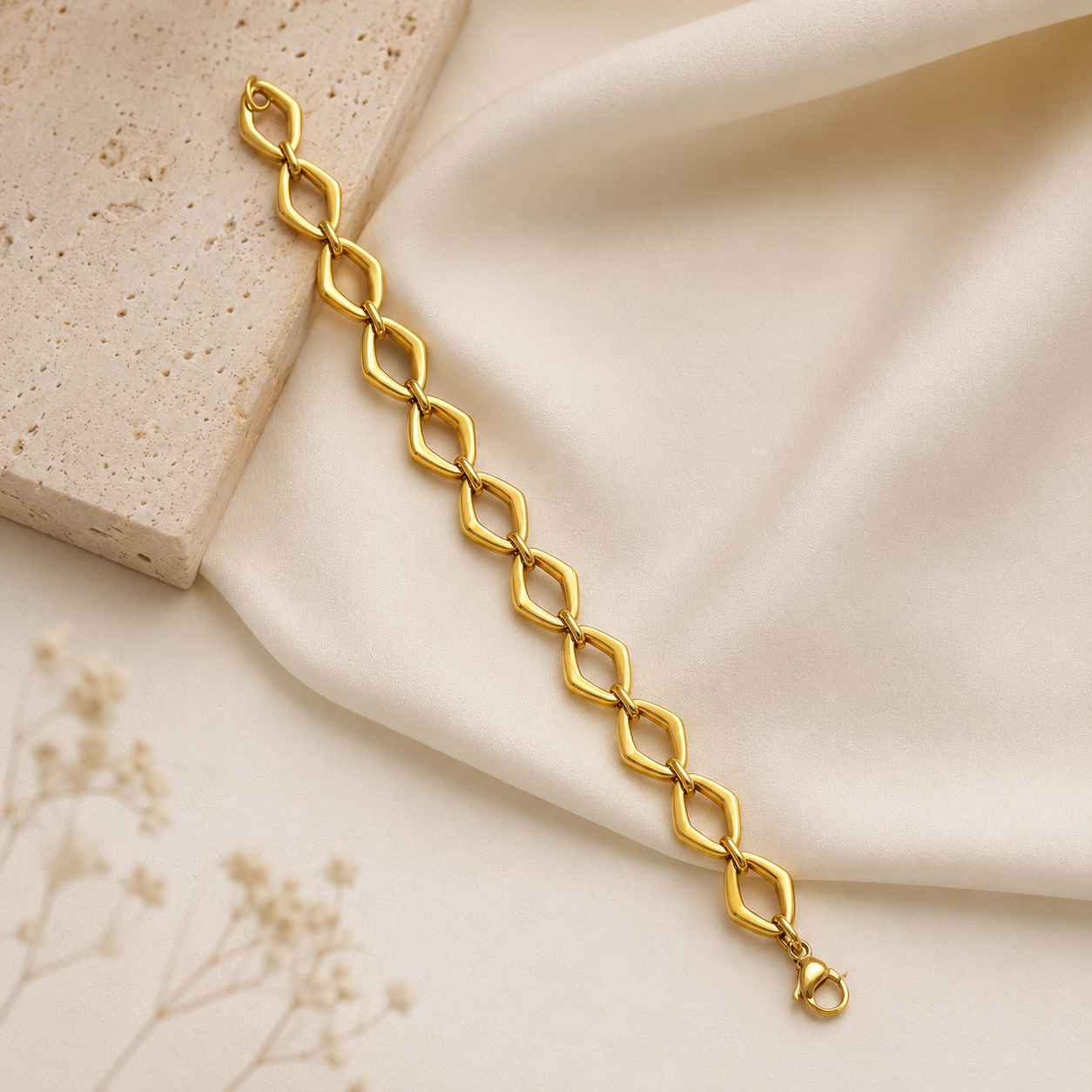 IMPERIAL GOLDEN LINK BRACELET