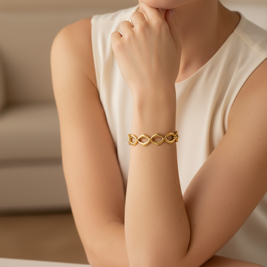 IMPERIAL GOLDEN LINK BRACELET