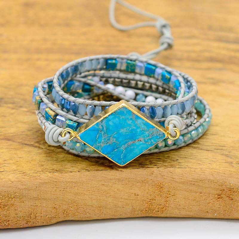 BOHOMEIN BEADED WRAP BRACELET