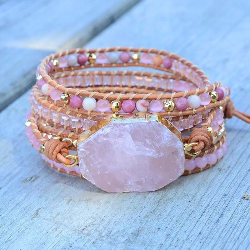 BOHOMEIN BEADED WRAP BRACELET