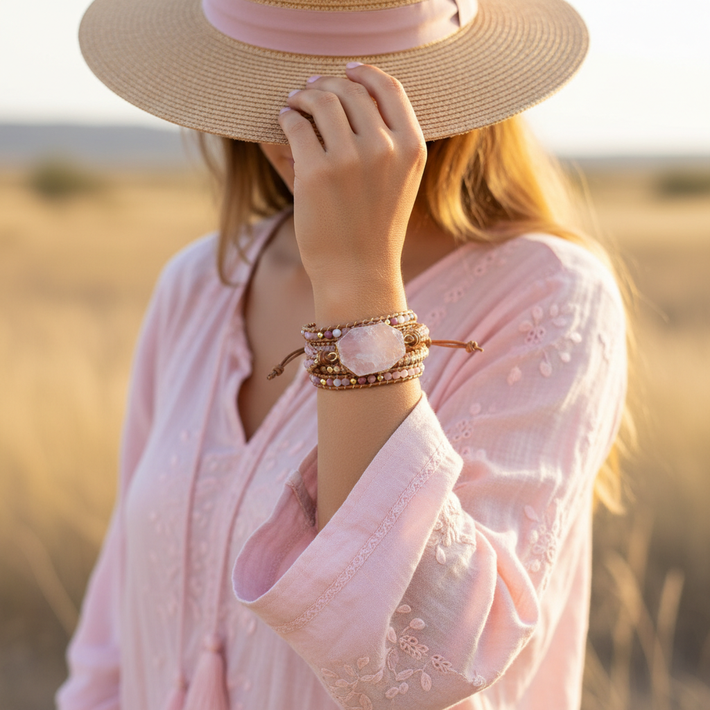BOHOMEIN BEADED WRAP BRACELET
