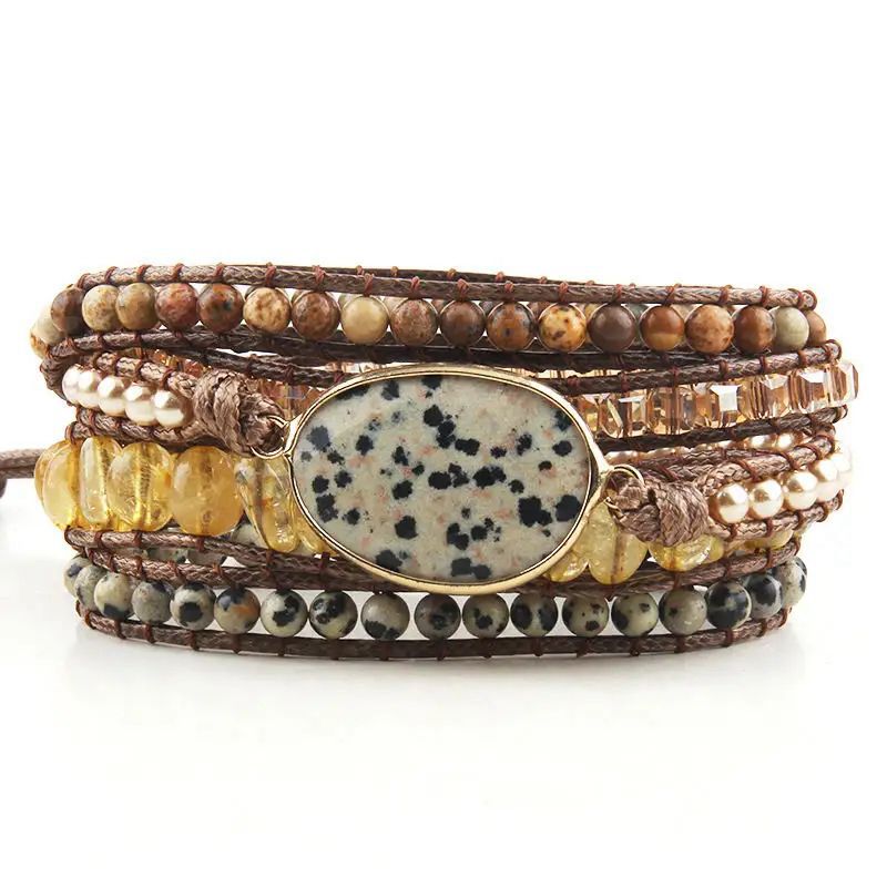 BOHOMEIN BEADED WRAP BRACELET