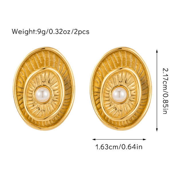 Artistic Pearl Earrings