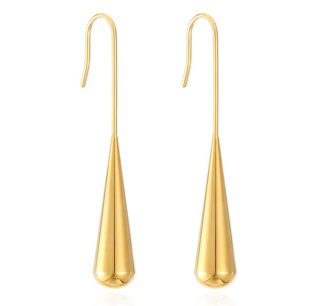 Rear Drop Earrings
