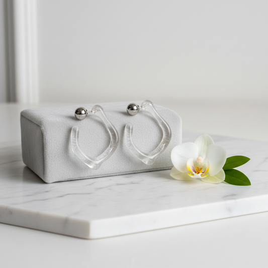 Crystal Hoop Earrings