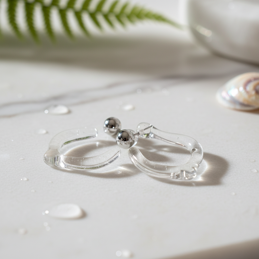 Crystal Hoop Earrings