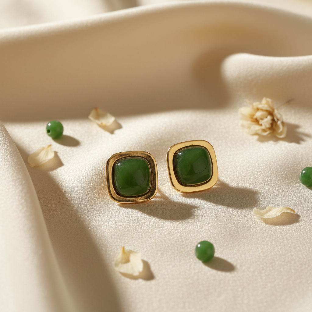 Square Muse Studs