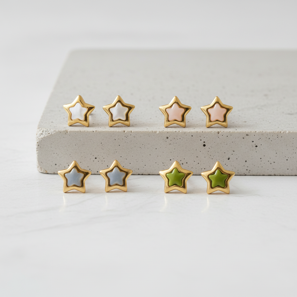 Star Stud Earrings