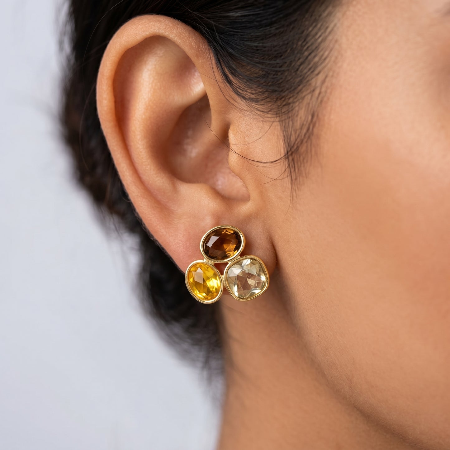 Honey Stone Earrings