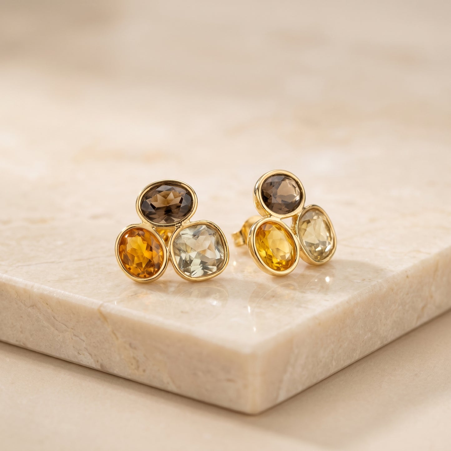 Honey Stone Earrings