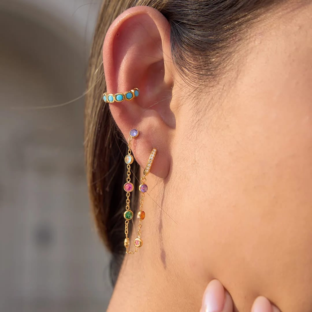 Cascade Chain Earrings