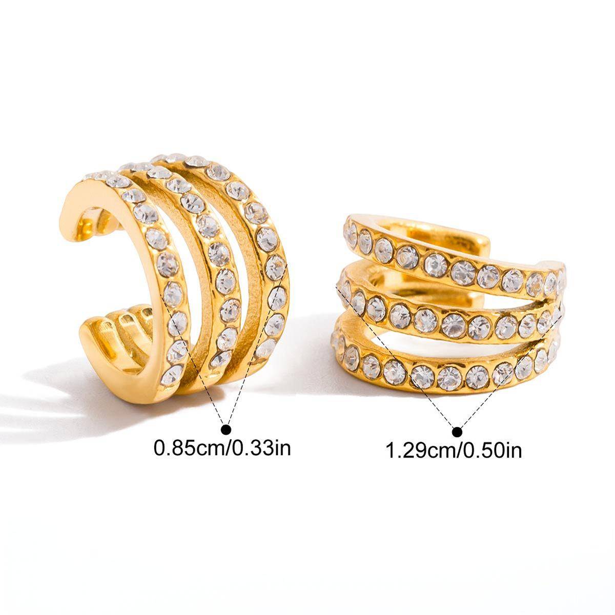 Triple Row Earcuff