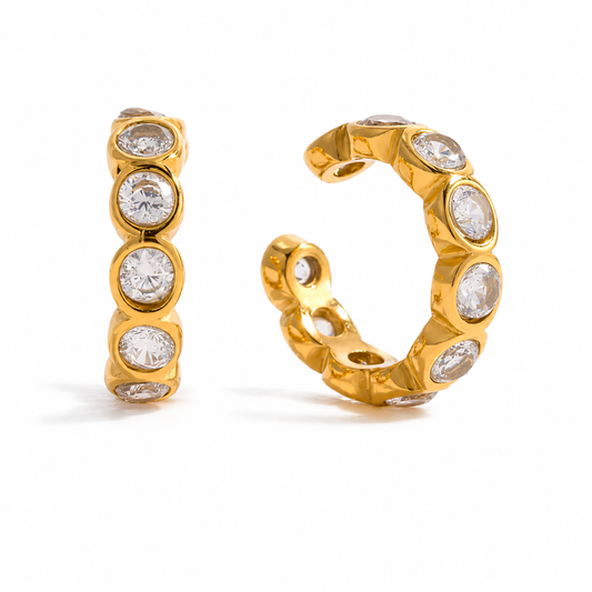 Crystal Circle Earcuff