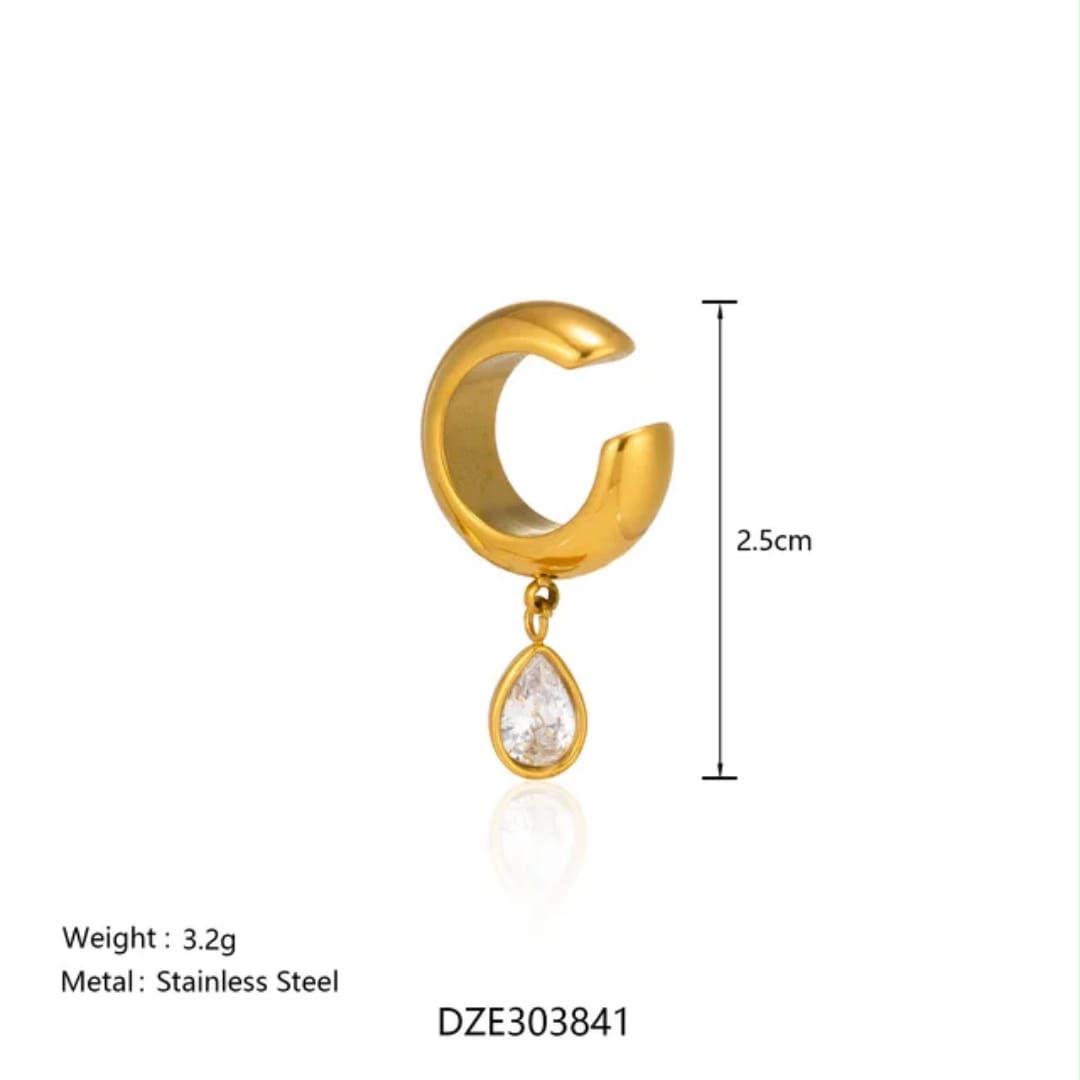Crystal Dew Earcuff