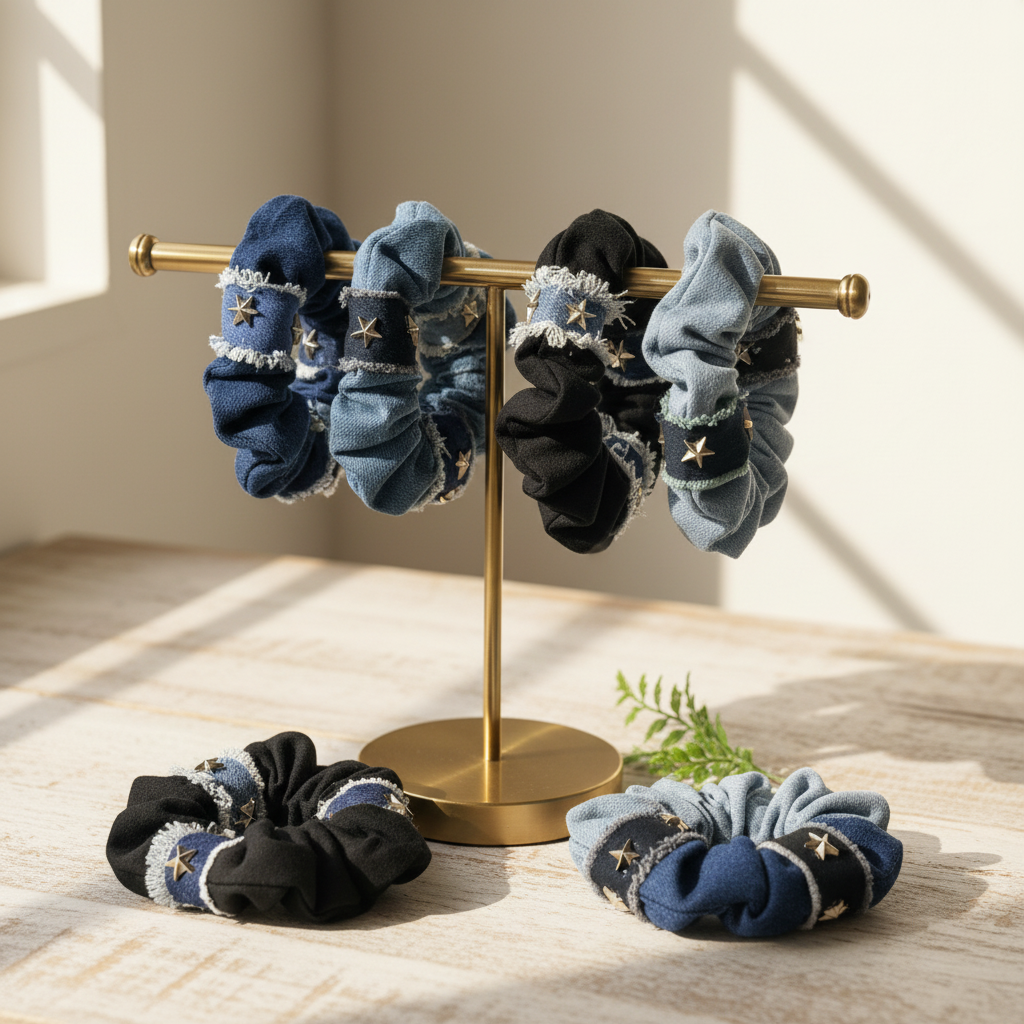 Jean Genie Scrunchie (Random will be sent)