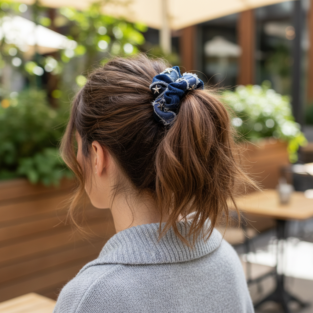 Jean Genie Scrunchie (Random will be sent)