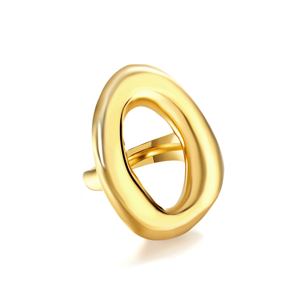 Wavy Loop Bold Ring