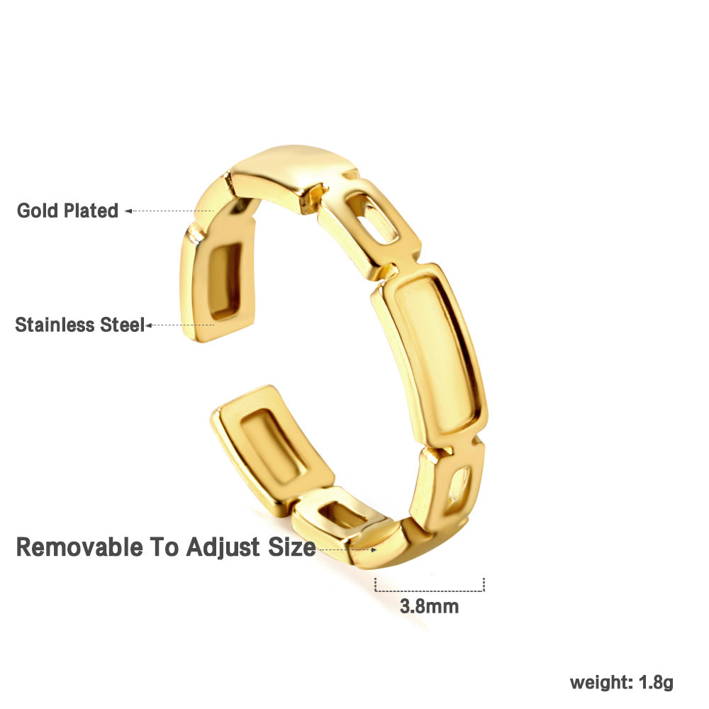 Elite Statement Adjustable Ring