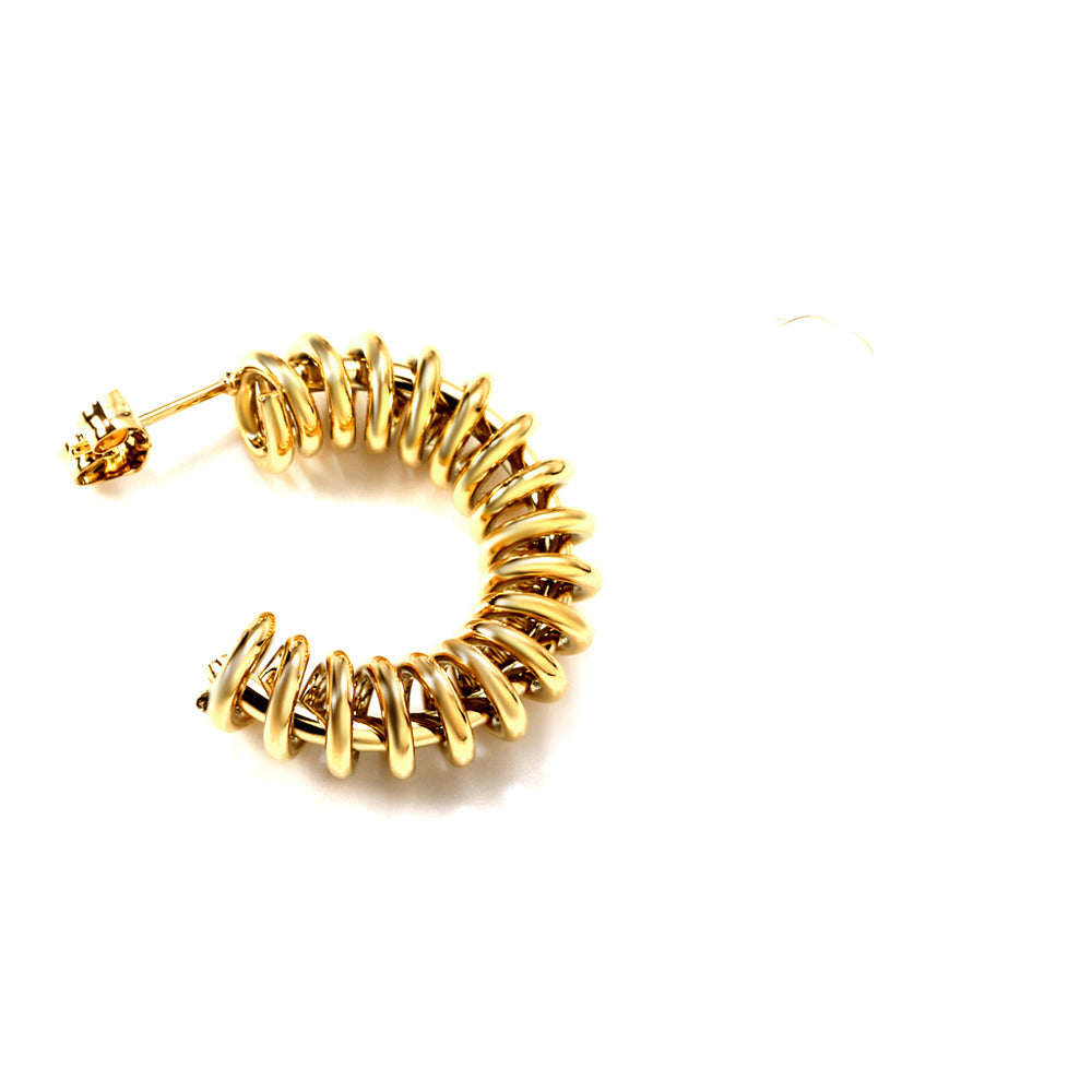 Spiral Arc Earrings