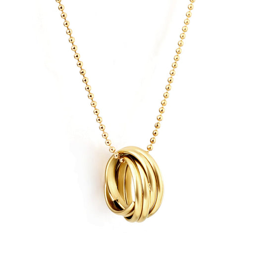 Linked Ring Necklace