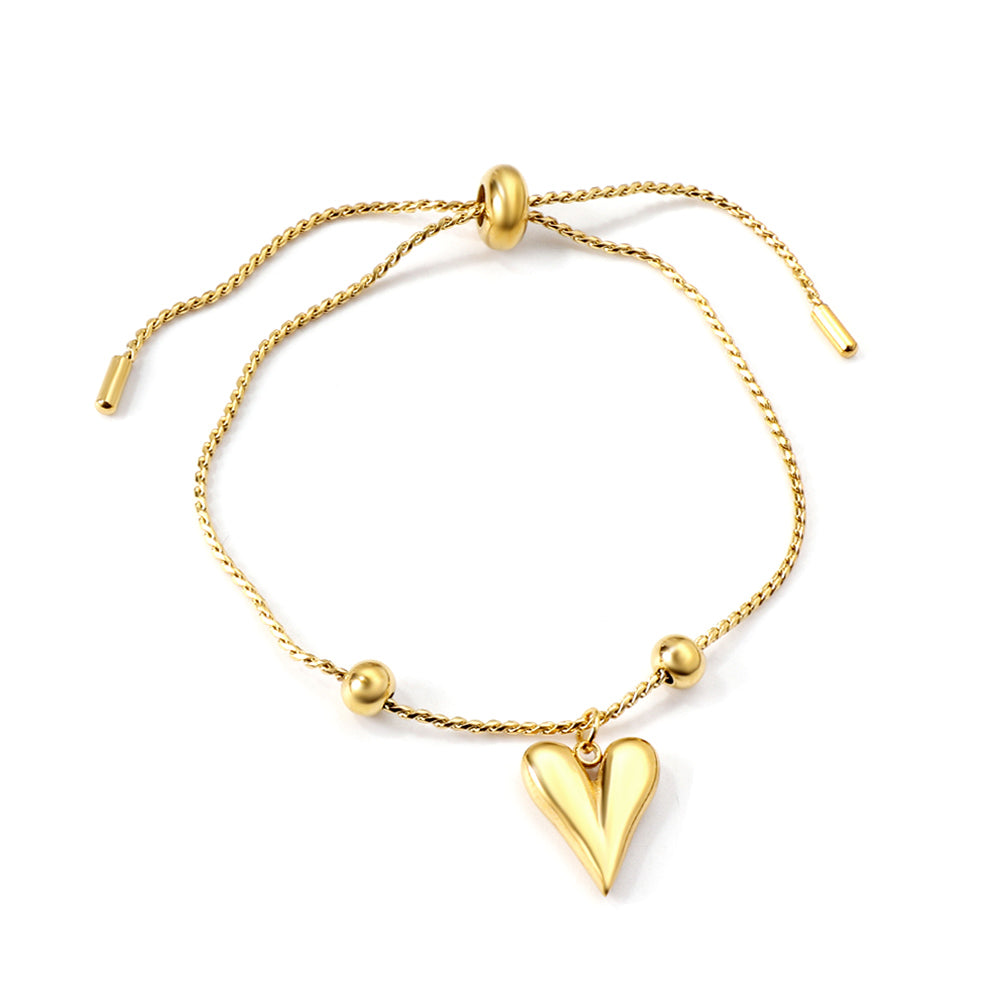 Adjustable Heart Bracelet