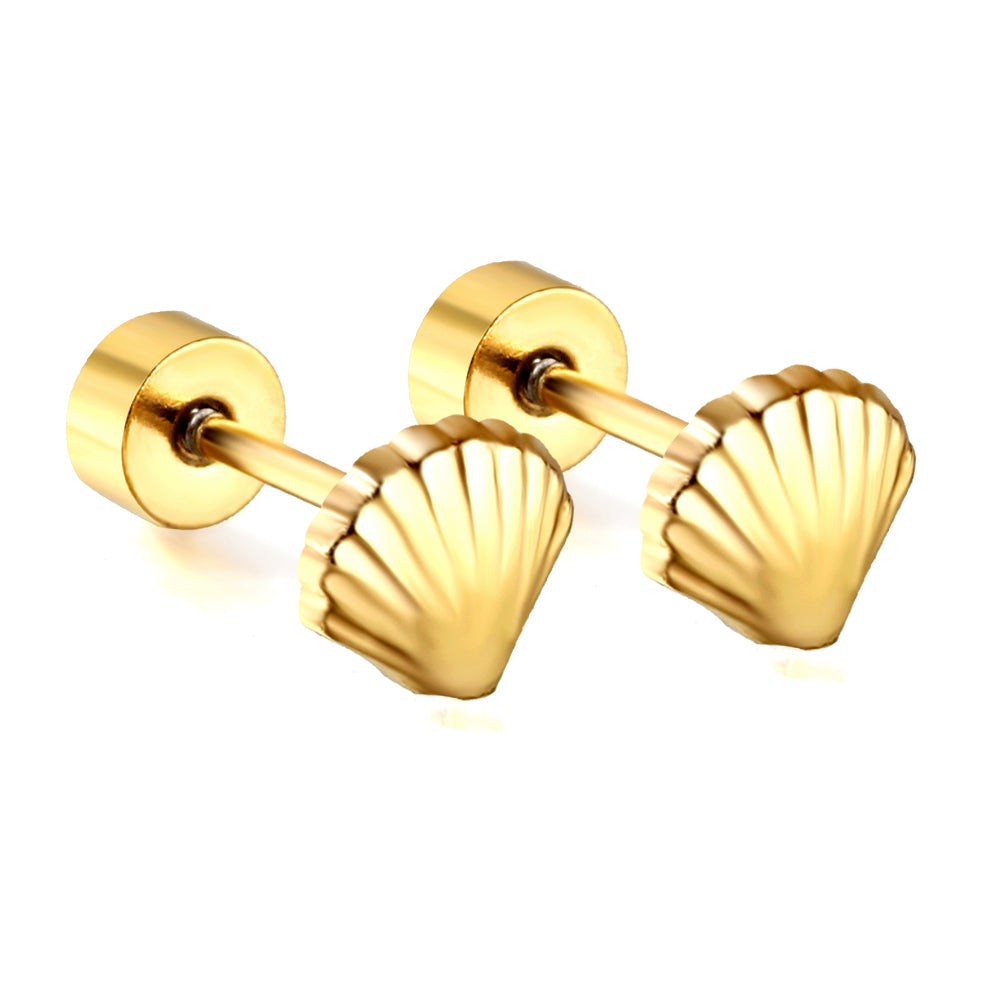 Shell Stud Earrings