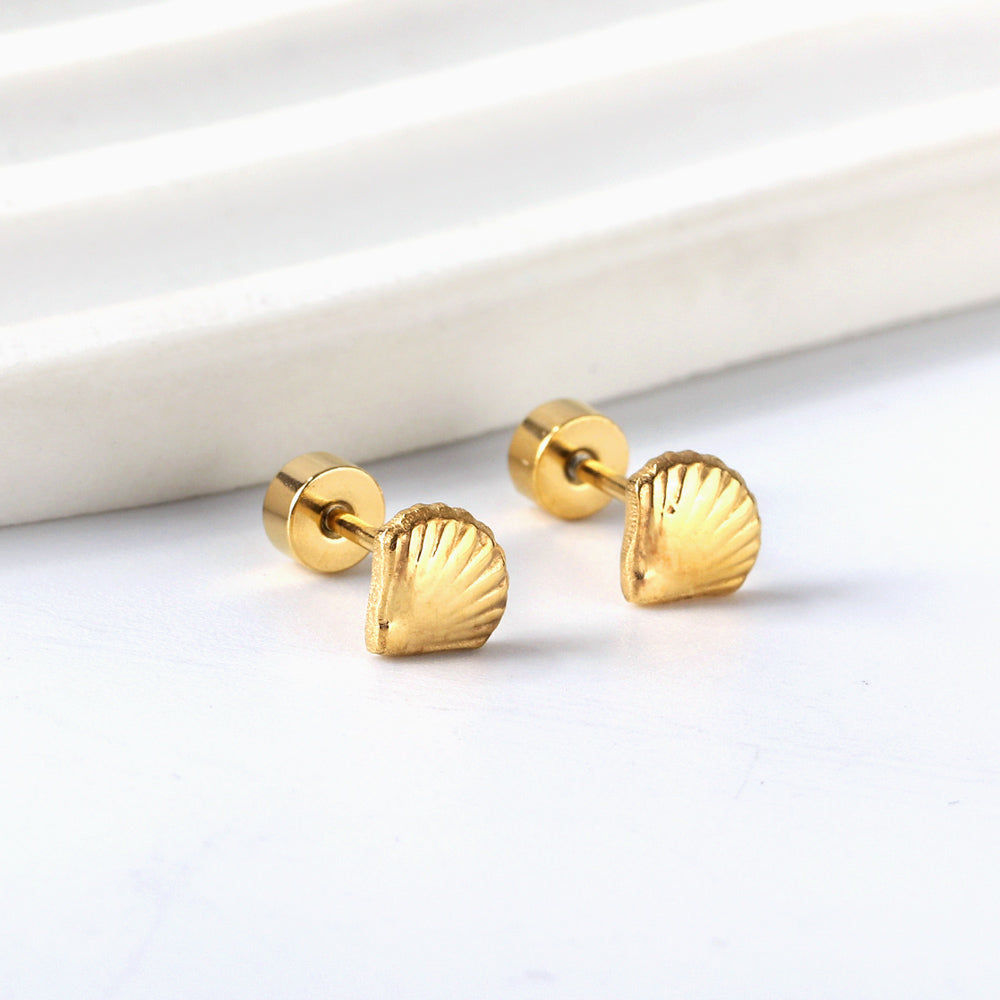 Shell Stud Earrings