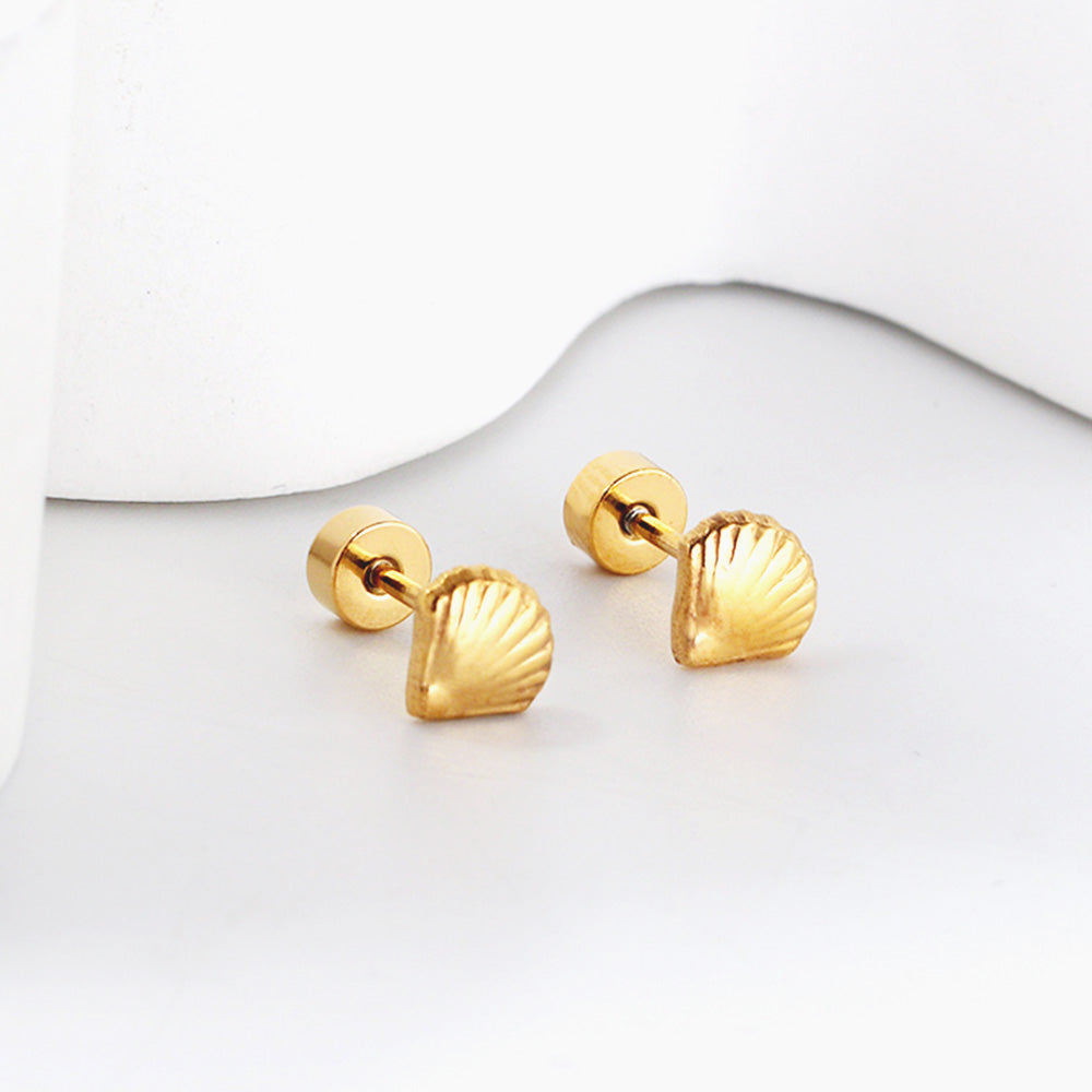 Shell Stud Earrings