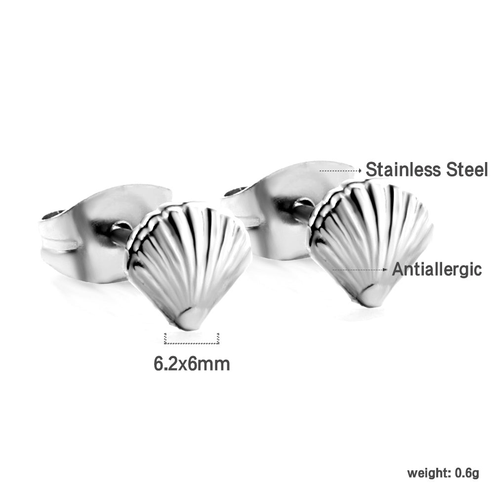 Shell Stud Earrings