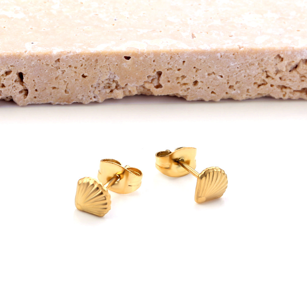 Shell Stud Earrings