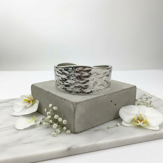 Textured Silver Kada