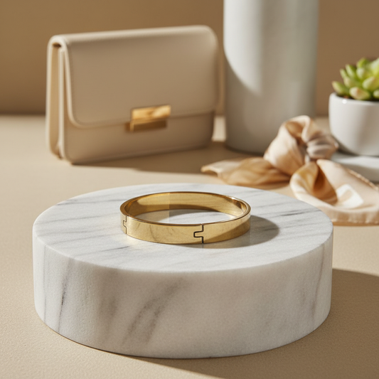 Plain Stackable Gold Kada