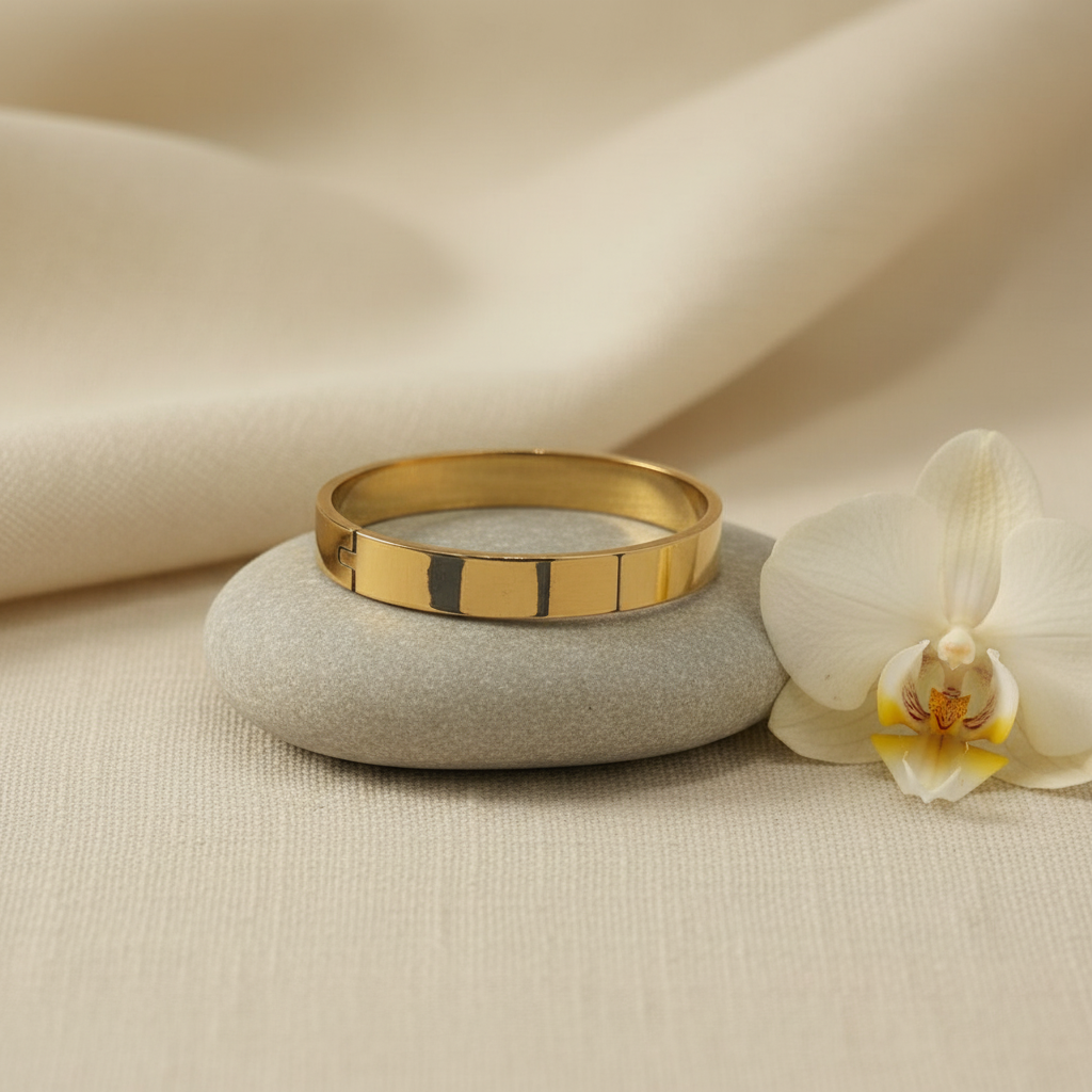Plain Stackable Gold Kada
