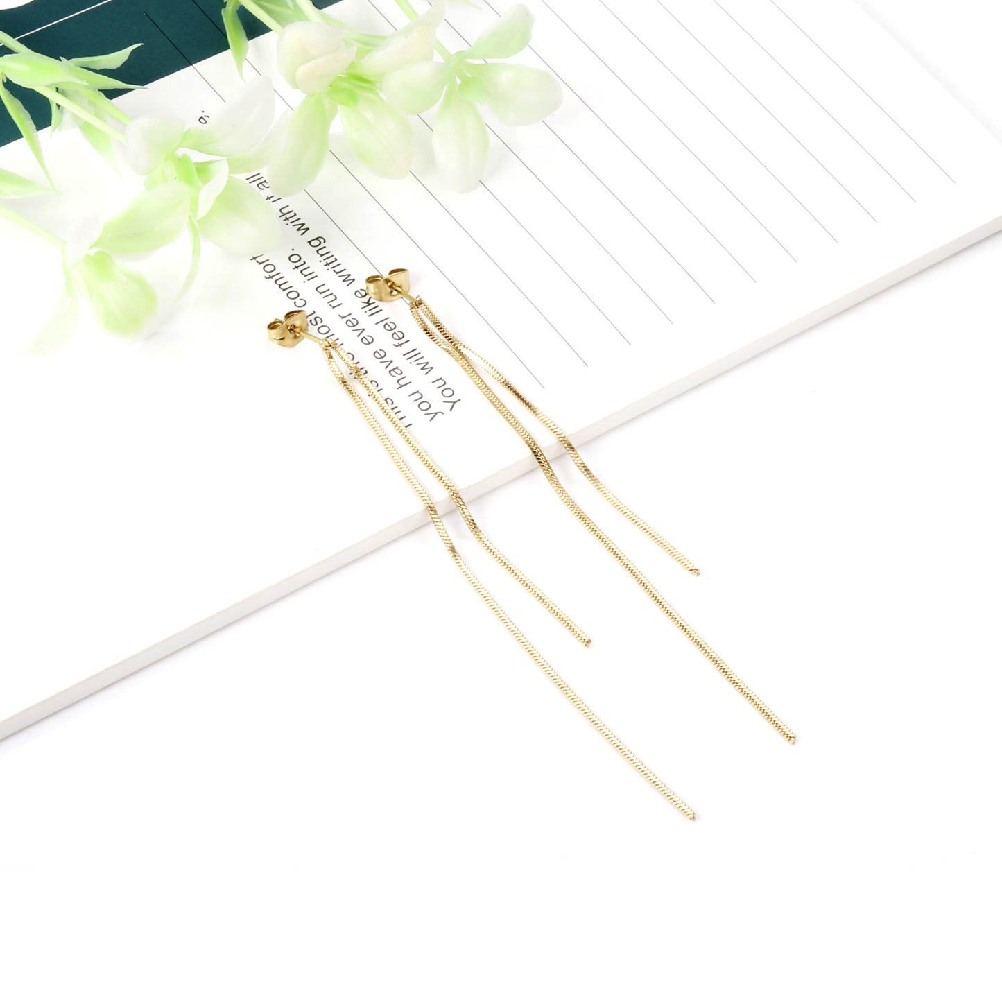 Elegant Gold Drop Earrings