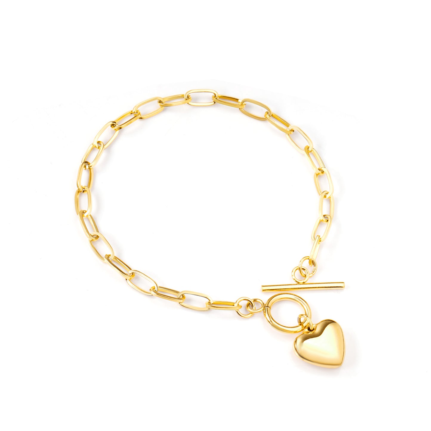 Heart Chain Bracelet