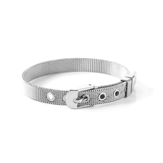 Watch Belt Silver Bracelet