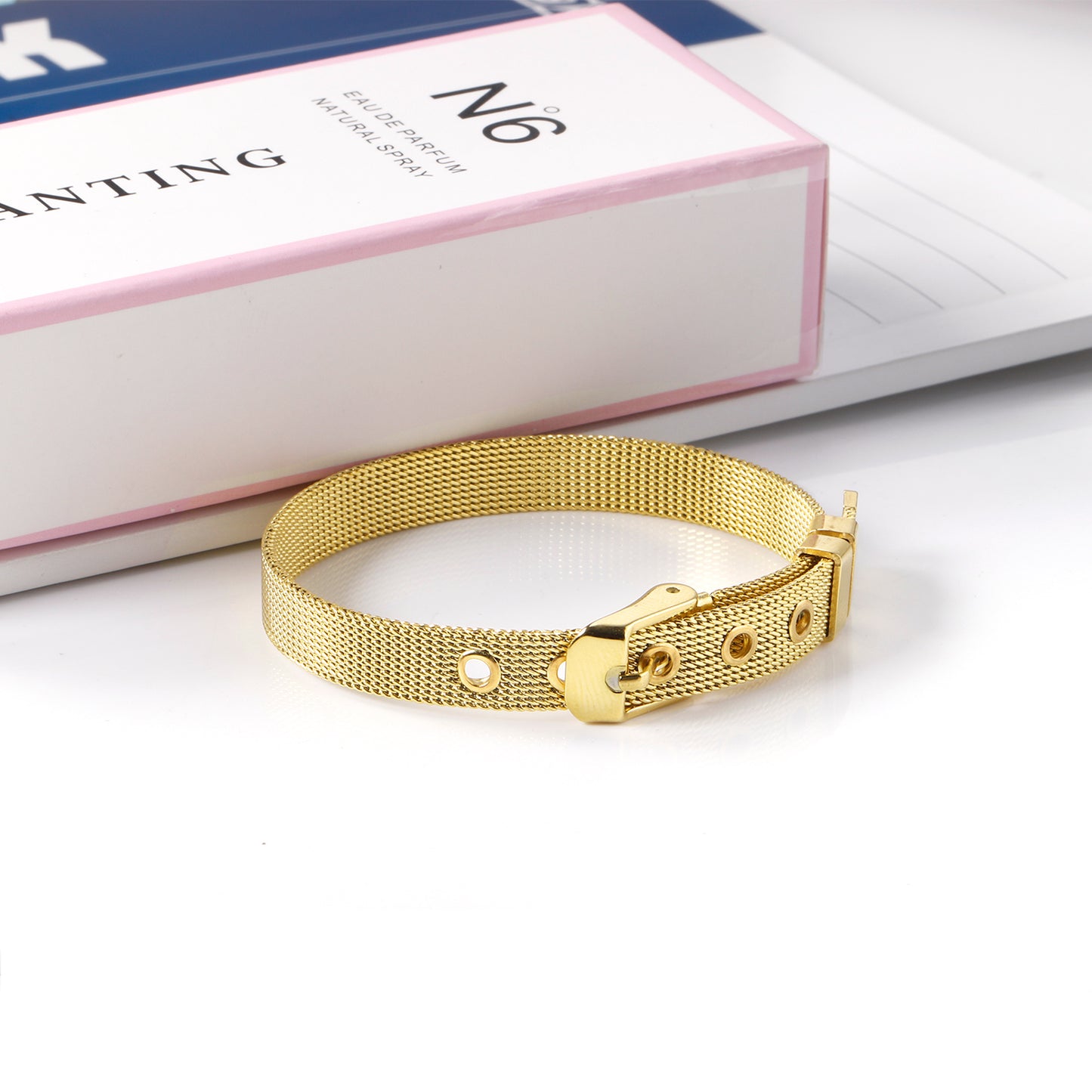 Watch Belt Gold Bracelet