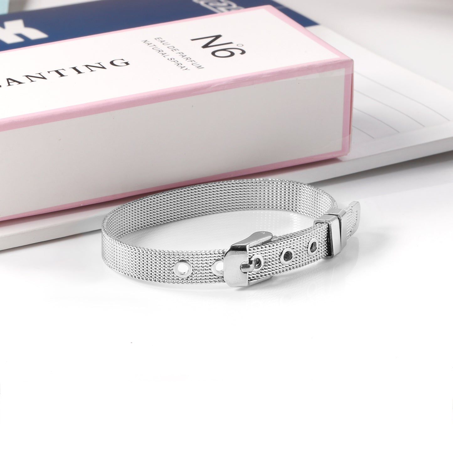 Watch Belt Silver Bracelet