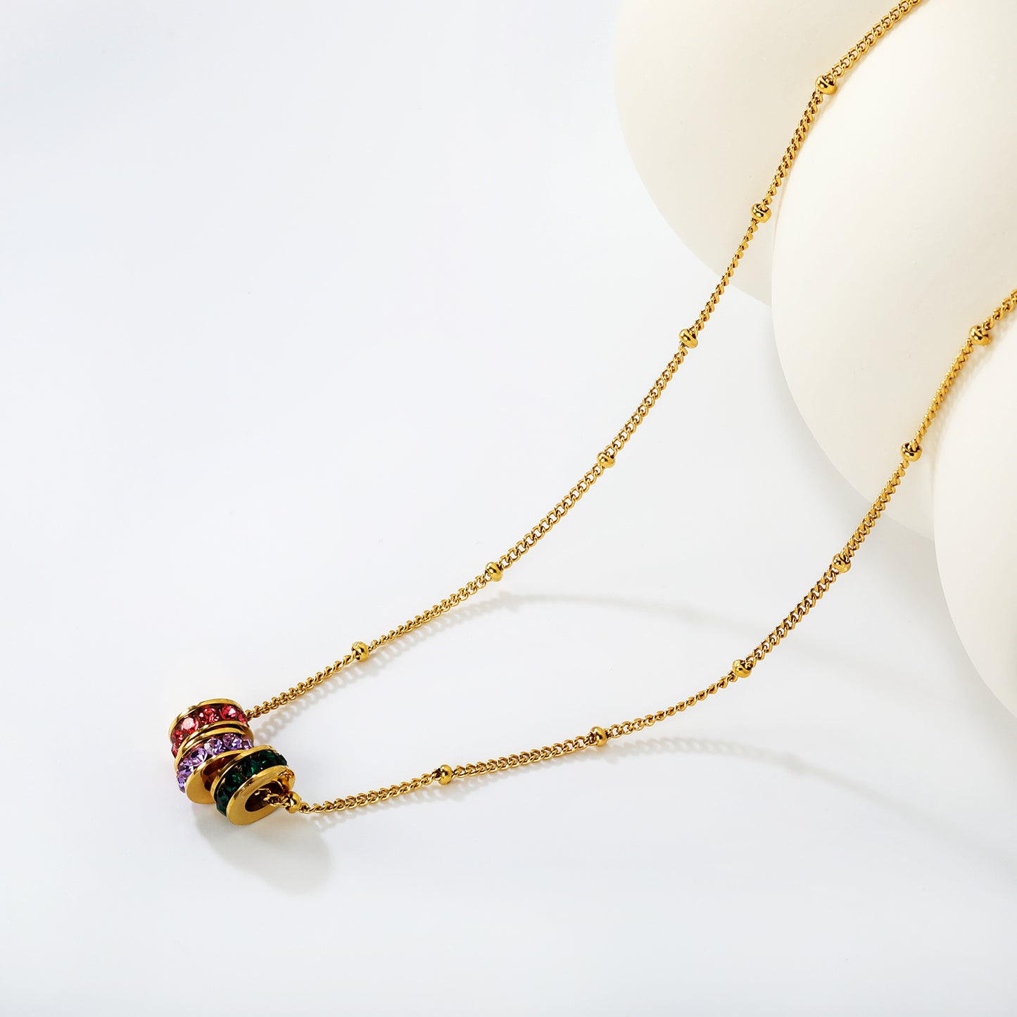 Triple Charm Necklace