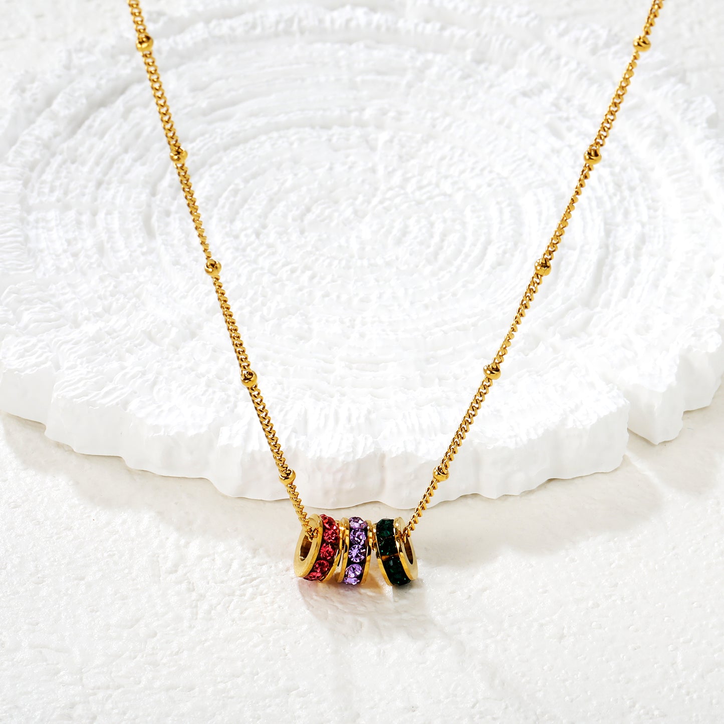 Triple Charm Necklace