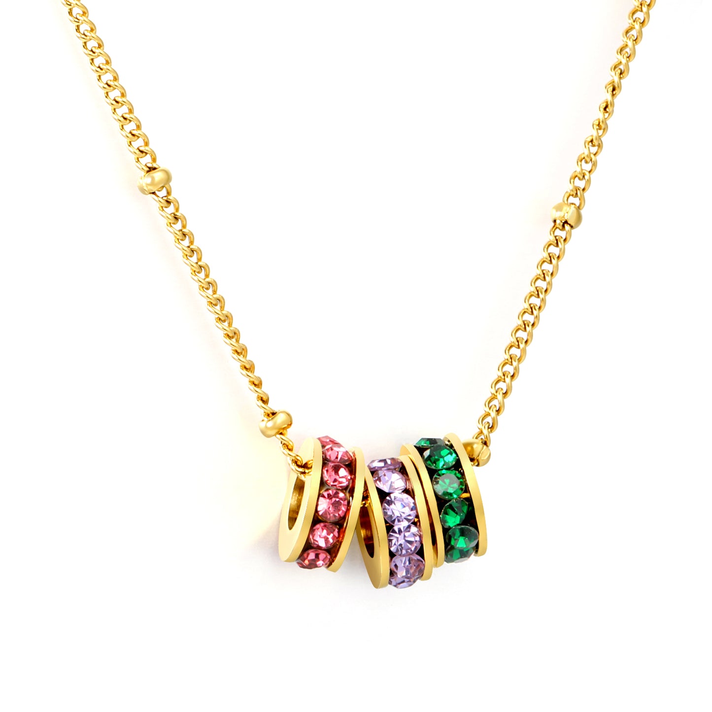 Triple Charm Necklace