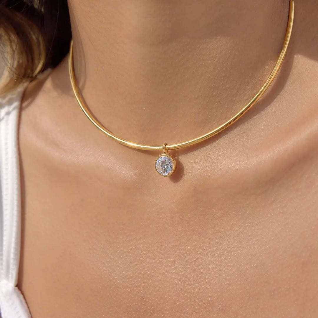Crystal Halo Choker