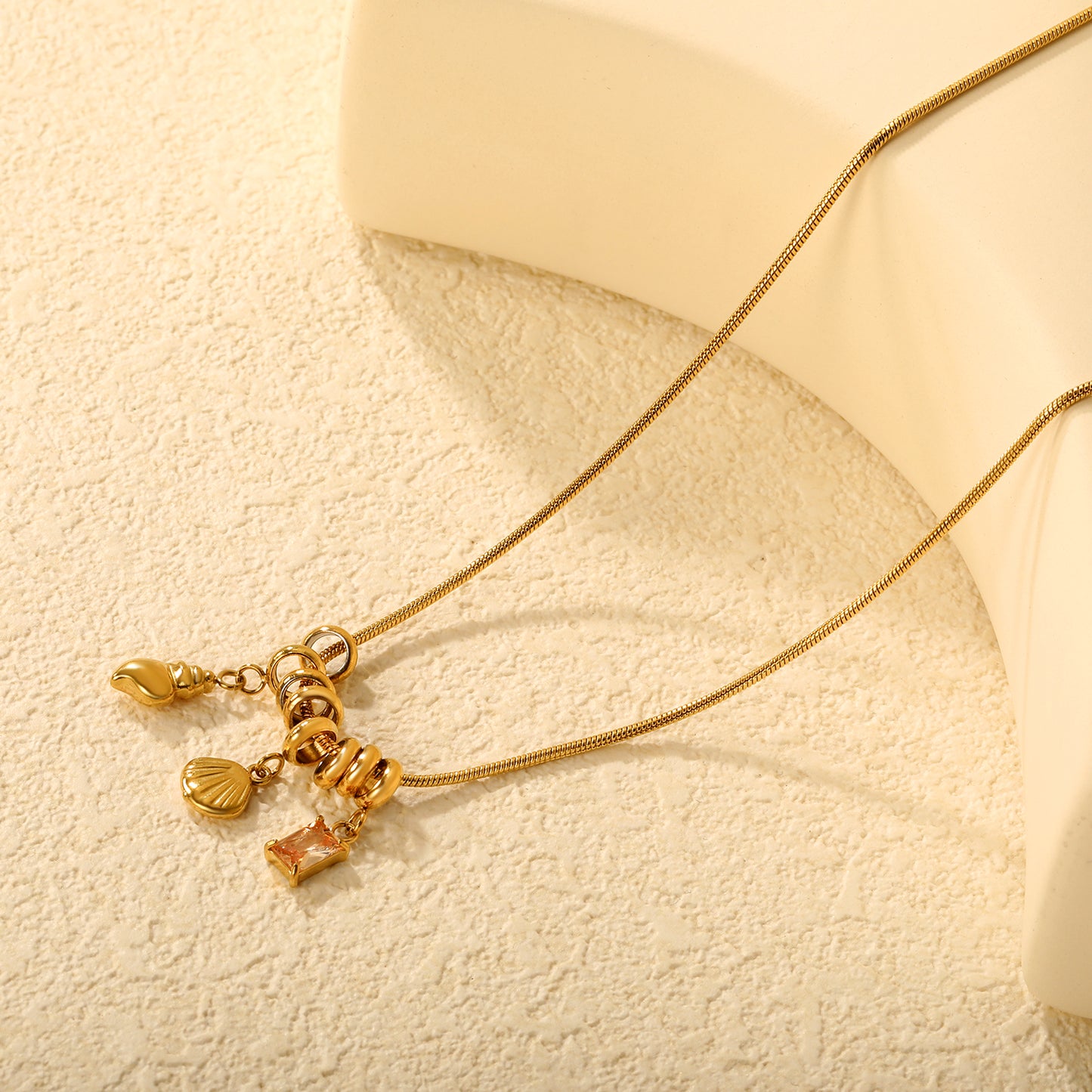 Charm Cluster Necklace