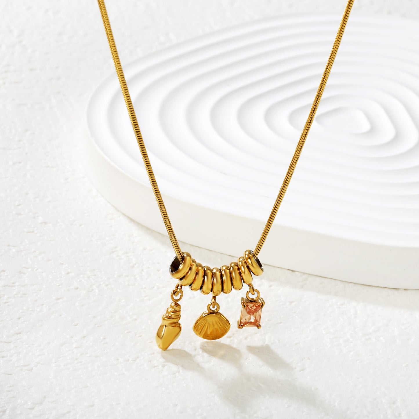 Charm Cluster Necklace